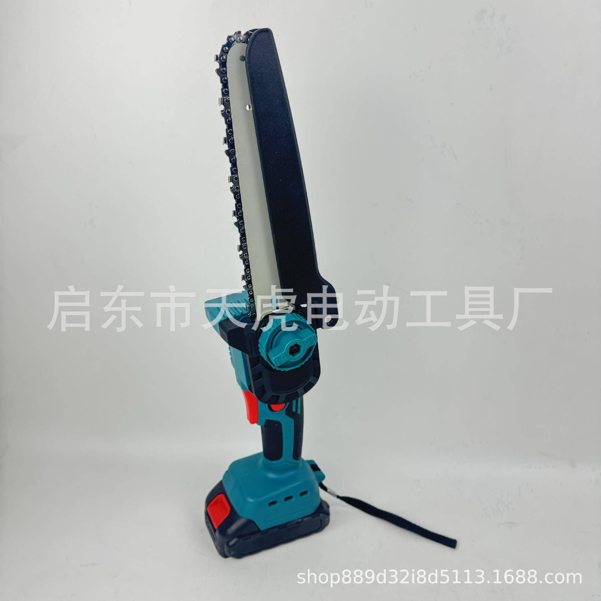 无刷8寸电链锯单手锯伐木锯园林锯充电迷你锯手持修枝锯充电式锯