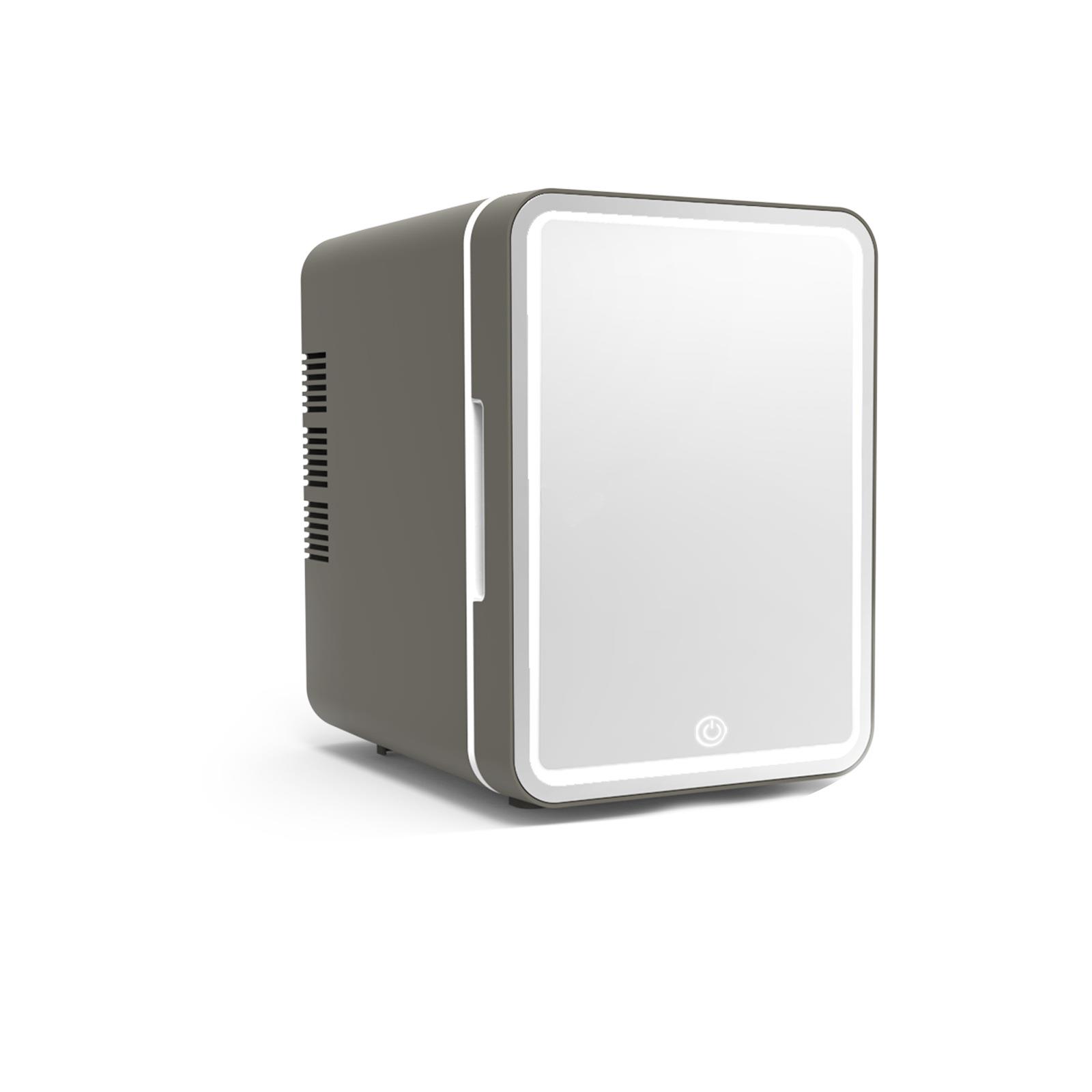 Annnic安南4L美妆小冰箱车家两用镜面三档调光12V220V节能小冰箱