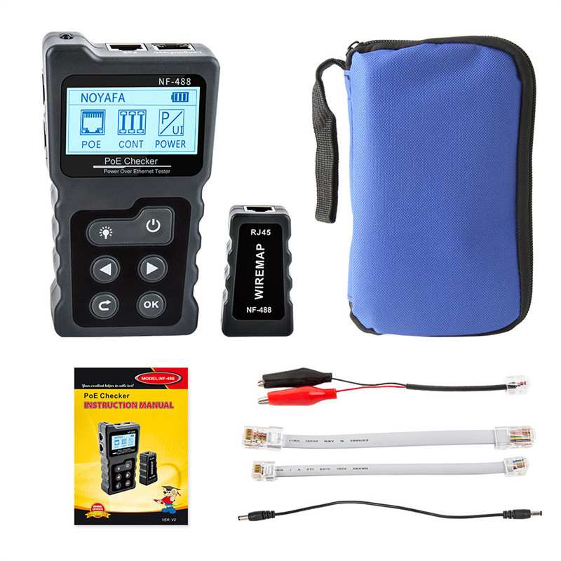 NOYAFA NF-488英文版 Network PoE Checker Over The EthernetLan