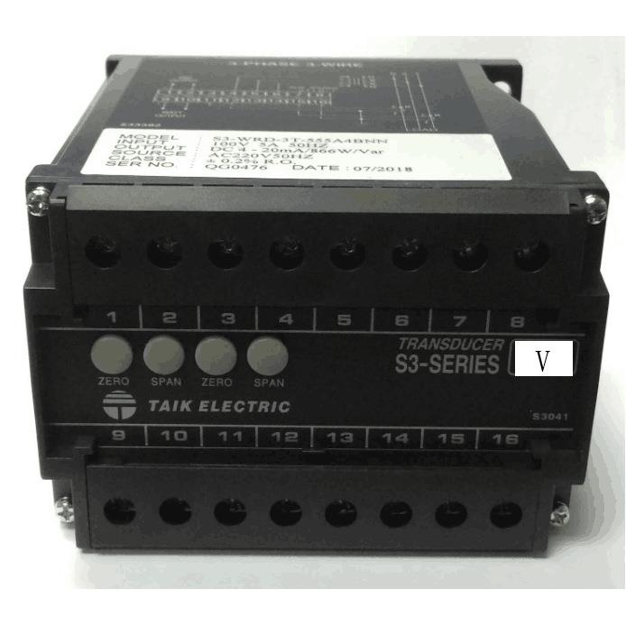 台技S3-PD-3A155A4B三相四线功率因数变送器
