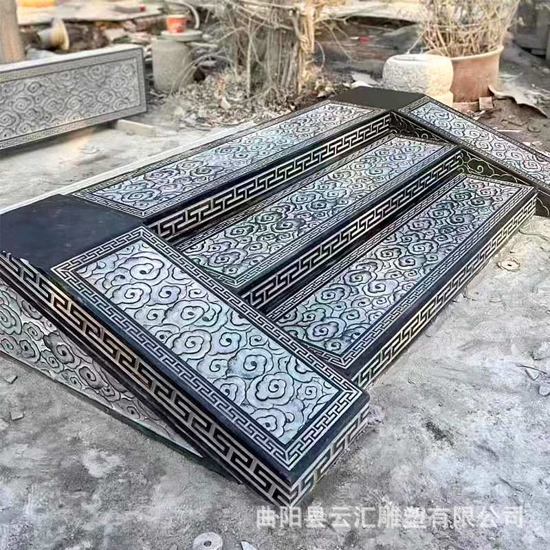 定制自建房家用高升台阶石青石仿古板材铺地石条庭院公园铺路石板