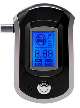 酒精测试仪，便携式酒驾测试仪，迷你吹气式酒精测试仪AT6000