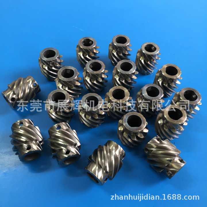 销售钛螺旋齿轮连轴器10齿蝶形钛螺旋齿轮OD32*ID16x15D*L40*L70