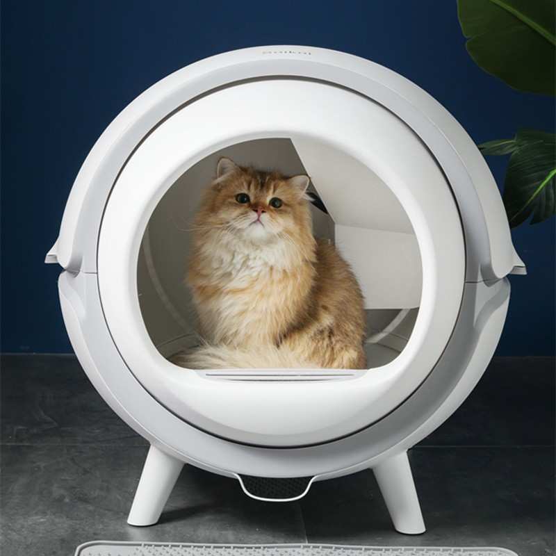 烁壳全自动猫砂盘电动清理器全封闭式智能猫咪厕所铲屎机人气猫厕