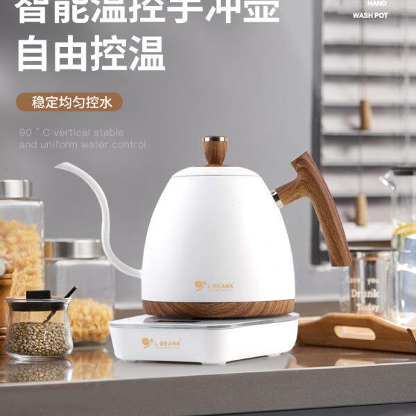 NS细口壶温控-咖啡壶A不锈钢手冲壶L嘴壶长EB智能煮电热烧水壶