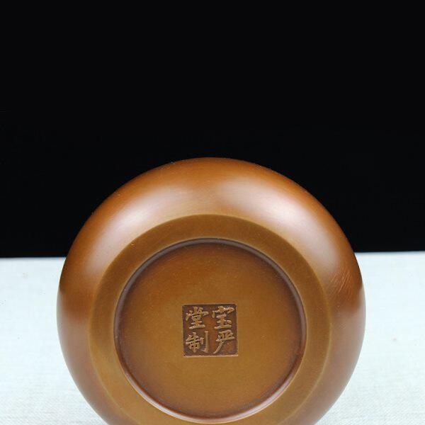 铜炉盘香室内香熏铜香炉熏香檀香线香钵纯铜家用茶道炉炉铜炉斑紫