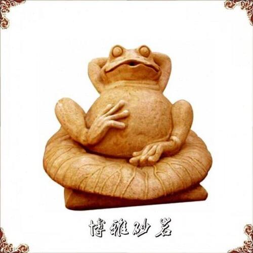 水池喷泉喷酒店雕塑景观玻璃钢雕塑水景园林庭院别墅青蛙砂岩浮雕