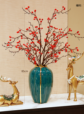 酒柜装饰品摆件轻奢高档家居客厅玄关G电视柜鹿工艺品乔迁新居礼