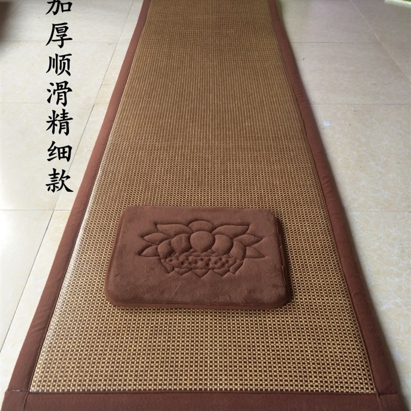 四季款超顺滑加厚大拜垫长头垫磕大头垫拜佛冥想夏U季小拜忏修藤