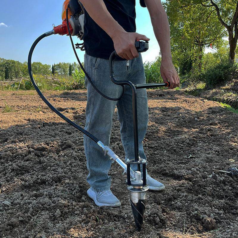背负割草机烟草种植机打塘机开垦机打洞打窝挖穴机烟钻种烟打孔器