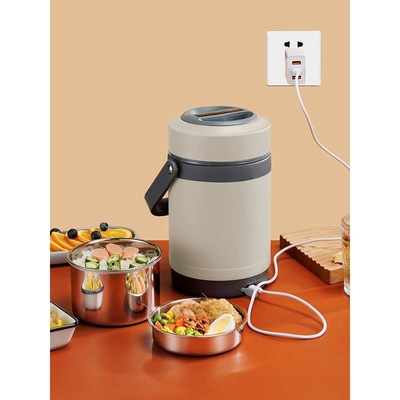 保温饭盒可插电加热便携上班族学生便当24小时超长恒温大容量