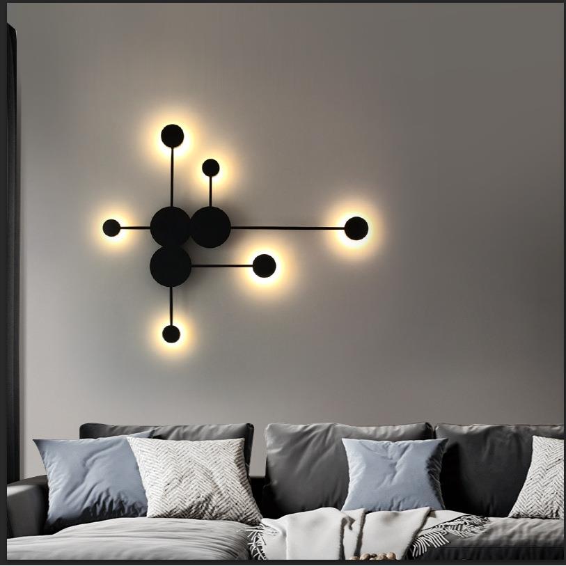 北欧客厅电视背景墙装饰壁灯后现代卧室床头样板房网红沙发墙壁灯