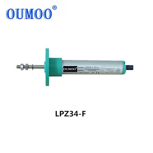 欧牧厂家销LPZ34-F-75mm法兰安装传感器电子尺位置计电位器电阻尺