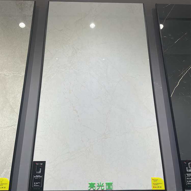 佛山瓷砖通体大理石双版面灰色客厅柔光防滑地砖600x1200亮面