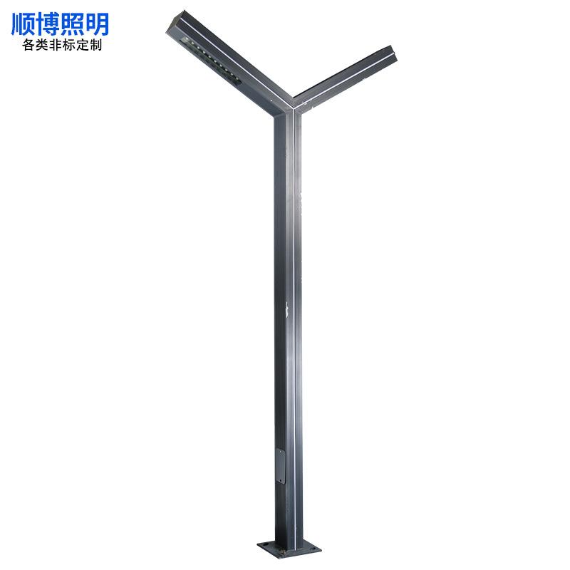 条纹铝LED庭院灯户外复古庭院小区led花园户外灯室外欧式草坪路灯