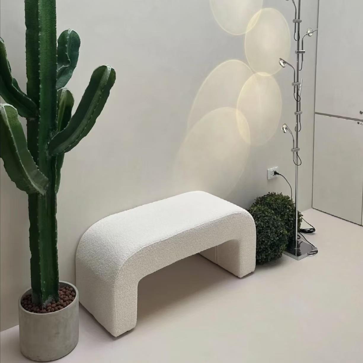 长条凳换鞋凳可坐穿鞋柜一体入户卧室床尾门口家用轻奢高级感