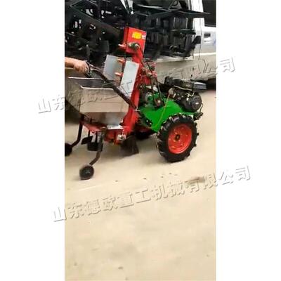 大棚土豆种植设备 农用芋头土豆播种机 小型手推式马铃薯种植机