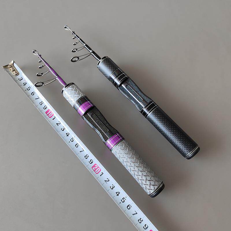 2025新款UL微物伸缩路亚竿超短节UL调碳素竿梢微物路亚杆马口竿