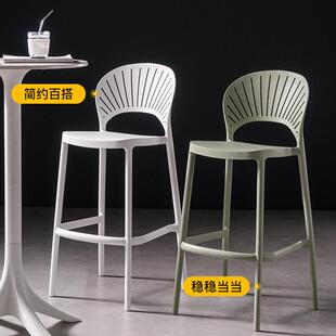 户外吧椅简约高脚凳室外别墅露天酒吧民宿吧台桌椅组合不占空间椅