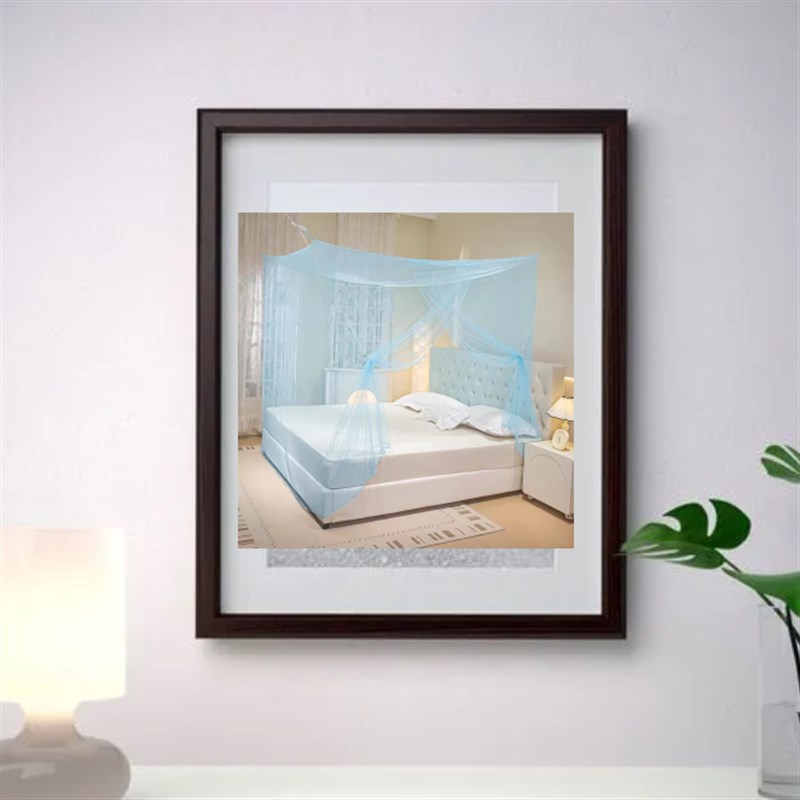 家用蚊帐1.8米宽X2米老式帐纱z落地式单门1.5米宽0.9米宽加密防蚊