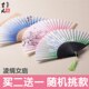 古风舞蹈 古典小折扇工艺扇抖音女式 丝绸夏季 中国风子真绢折扇女式