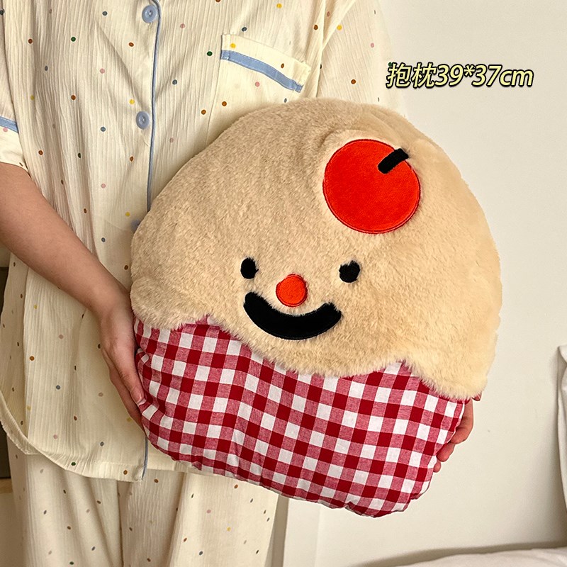可爱卡通抱枕被子两用毯r子二合一客厅卧室宿舍毛绒午睡毯护腰靠