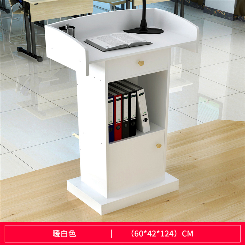 演讲台发言台司仪台讲桌简约现代迎宾台导购教P师小型接待主持台