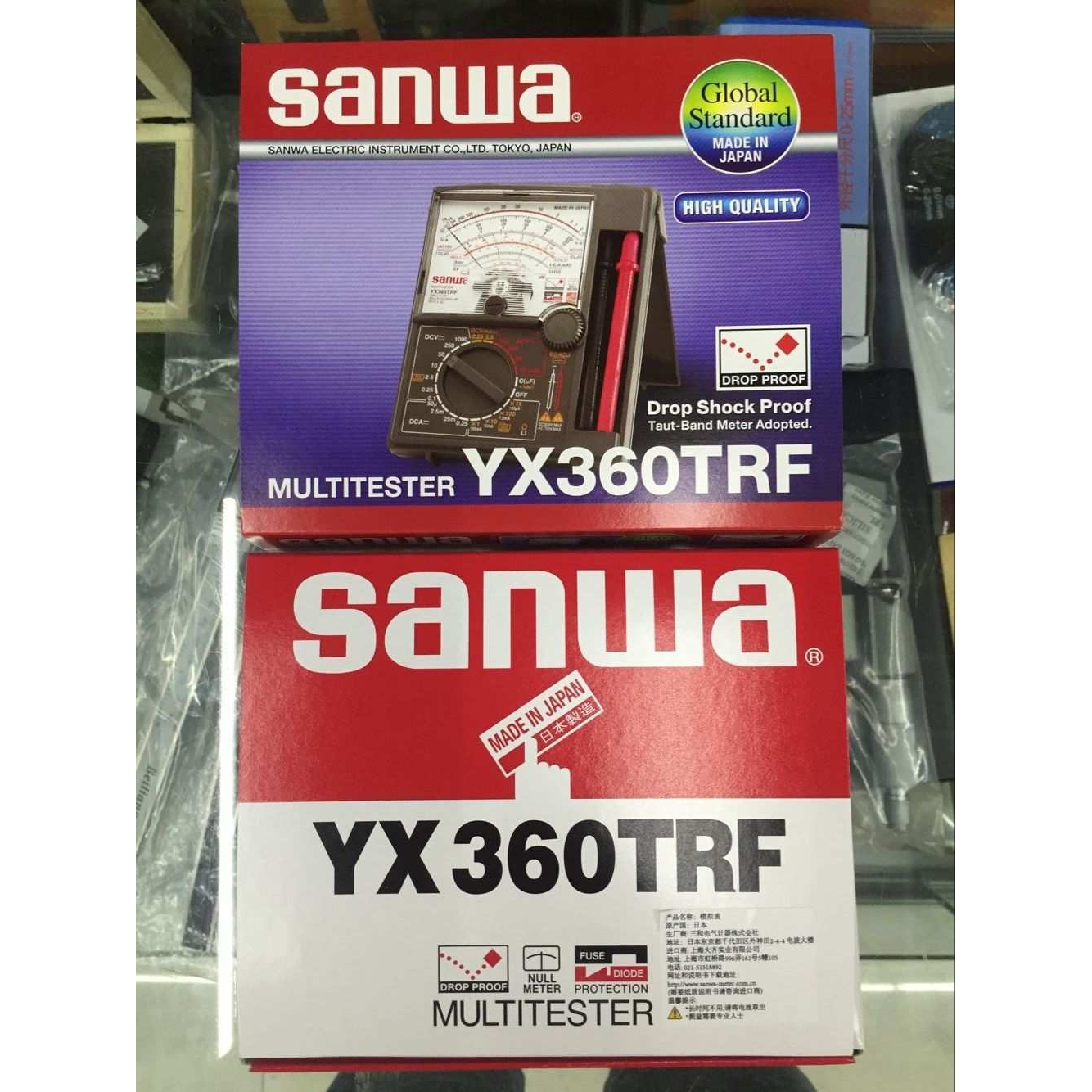 三和SANWA YX360TRF/YX-360TRF指针万用表 防跌落零位中心
