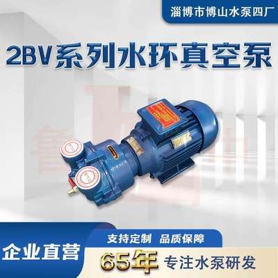 2BV5110 型水环式真空泵不锈钢叶轮真空泵液环真空泵博山厂家直供