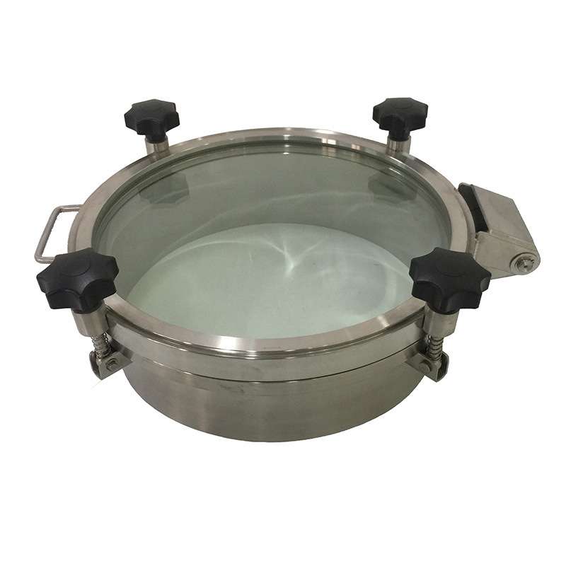糖化罐人孔 glass manhole 发酵罐上人孔 玻璃盖人孔
