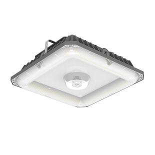 厂家直供明装吸顶式LED油站灯60瓦100W光控微波感应加油站天棚灯