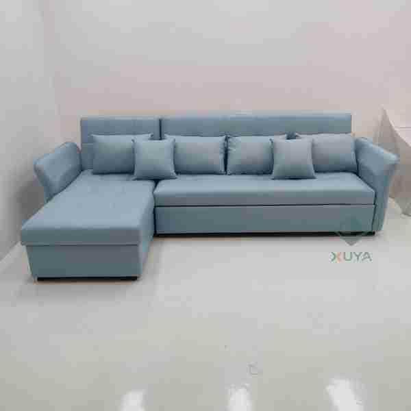 客厅公寓布艺沙发组合可拆洗多功能沙发床两用推拉折叠储物沙发床