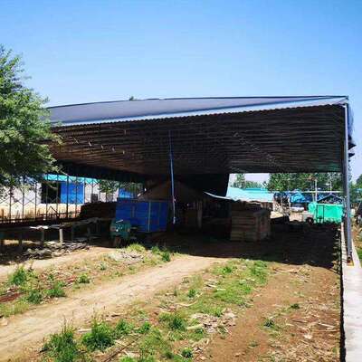 预制梁场养护保温篷布 整体移动式保温棚 养护蓬伸缩移动