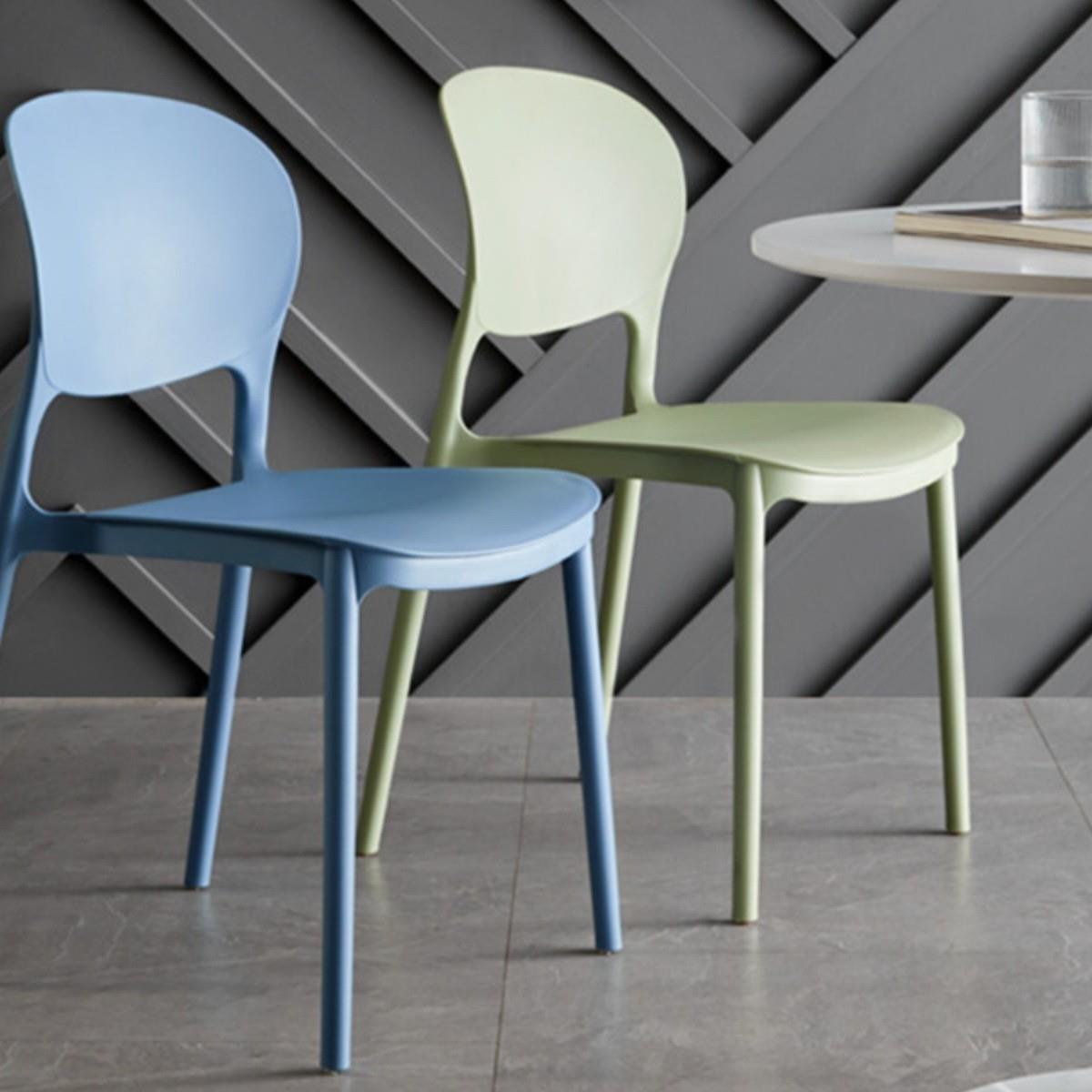 北欧家用塑料餐椅子简约休闲靠背椅子时尚塑胶书桌洽谈椅户外凳子