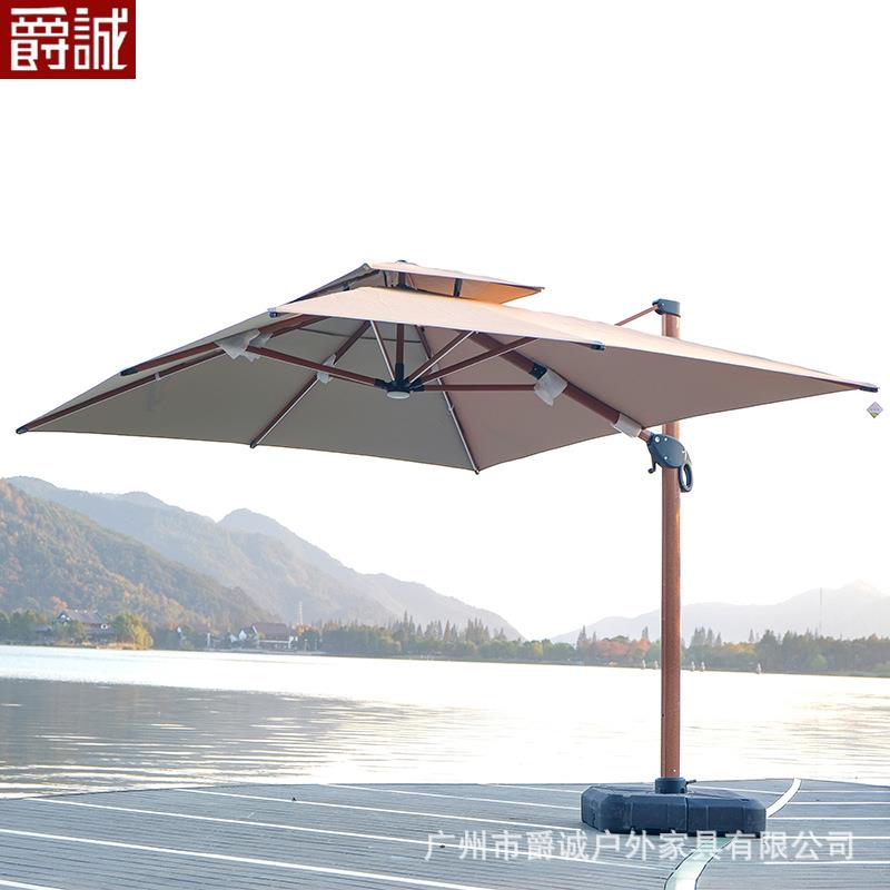 户外遮阳伞庭院伞商用大太阳伞棚别墅室外摆摊露天阳台花园罗马伞