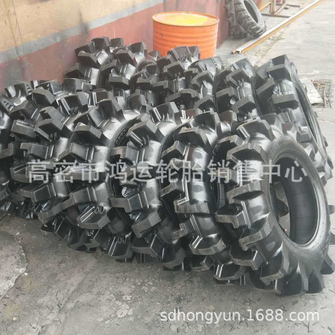 现货供应7.50-16水田高花农用拖拉机轮胎750-16农用稻田