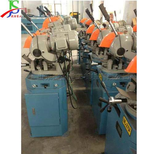 2.2KW衬塑管切割机 圆锯片管材滚切设备 钢管家具气动高速切管机