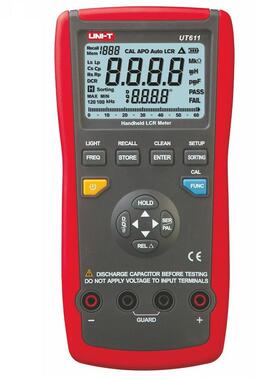 优利德手持式LCR数字电桥表UT611/UT612高精度电感电容电阻表