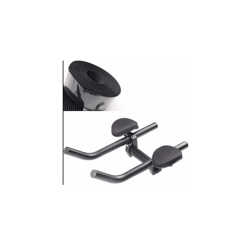 两件式铝合金自行车休息把TT加y厚海绵副把公路赛车休息把x10974