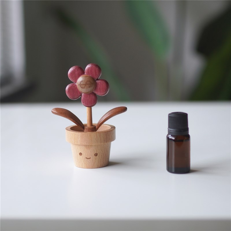 Joe有钱花实木可o爱桌面摆件车载摆件送朋友闺蜜创意礼物