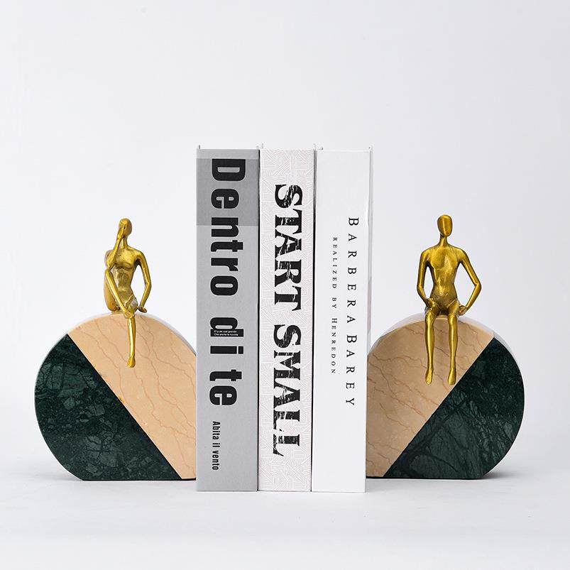 现代轻奢家居饰品书靠书桌书架装饰品样板间书柜大理石铜人摆件,农机/农具/农膜,其它农用工具,淘宝优惠券,粉丝福利购,淘宝优惠卷