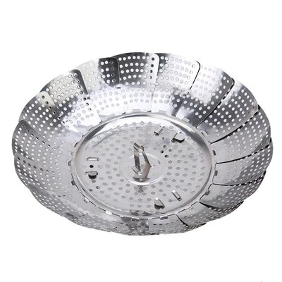 21/26/28cm Stainless Steel Food Steamer Bowl Vegetable Fruit