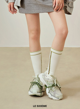 LE SIXIEMEmusika「晨光之语」时尚休闲双系带厚底运动鞋Aurora