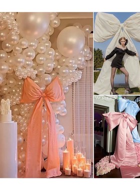 春节布置打卡网红巨型立体蝴蝶结生日订婚礼派对装饰摆件拍照道具