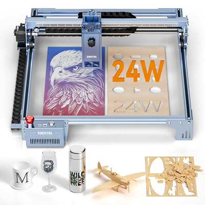 Laser Engraver 24000mW(24W), Laser Cutter High-Power 30000mm