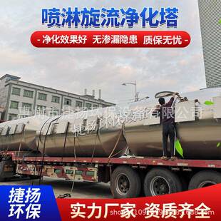 喷淋塔废气净化器喷淋净化塔不锈钢酸雾塔洗涤塔水洗塔