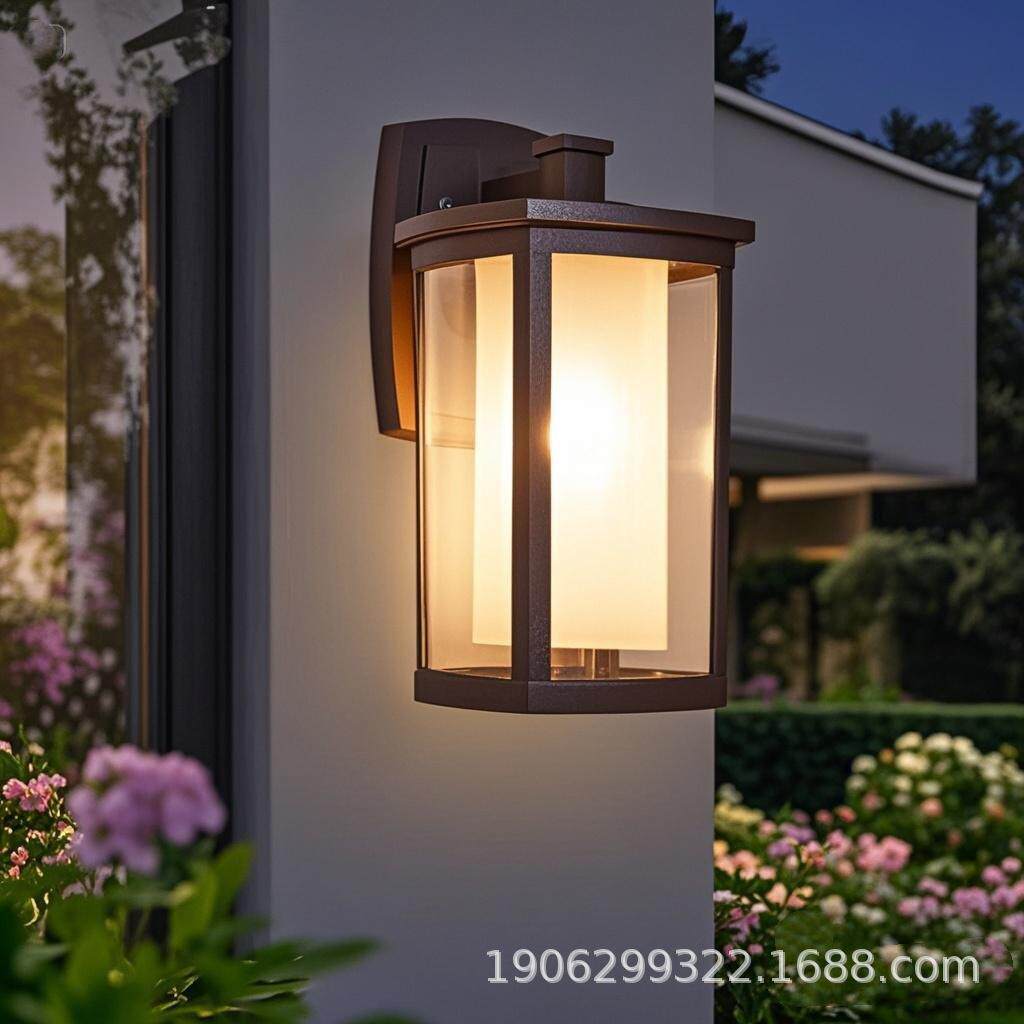 美式简约户外壁灯室外庭院大门口防水灯过道走廊阳台院子墙壁灯
