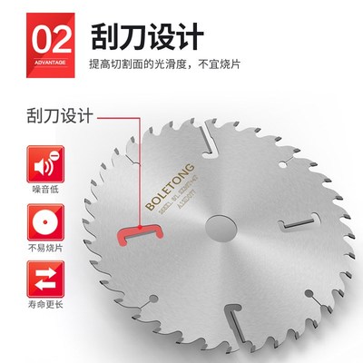 木工带刮刀多片锯锯片专用方木台锯圆木超薄合金木料多片锯切割片