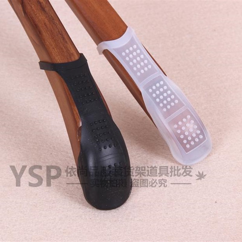 包邮服装店衣架透明硅胶防滑条防滑贴防滑垫木衣架塑料衣架防滑套
