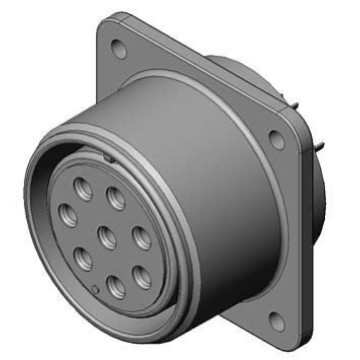 JAE连接器丸形螺丝式JL04V-2A22-23SEW-B-R JL04V-2A22-J1SEZ-R